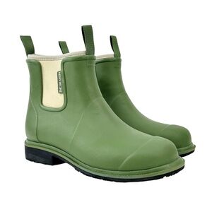 Merry People Bobbi Rain Boots in Pear Green - Green Waterproof Rubber Boots - 39